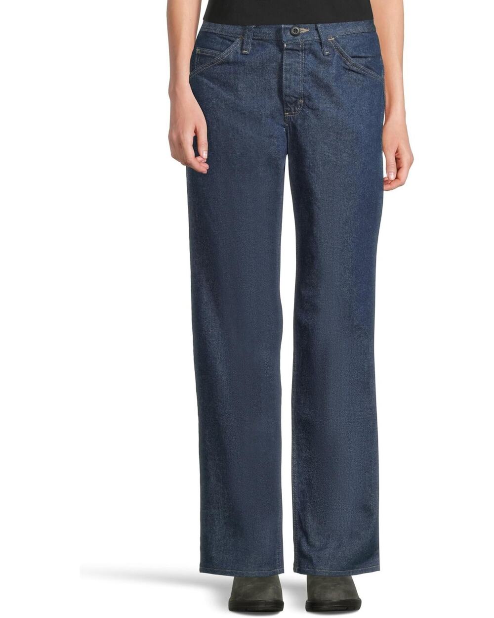 Bulwark Womens 4x32 Blue Denim Classic Heavyweight Excel FR Jeans Workwear BW1-5